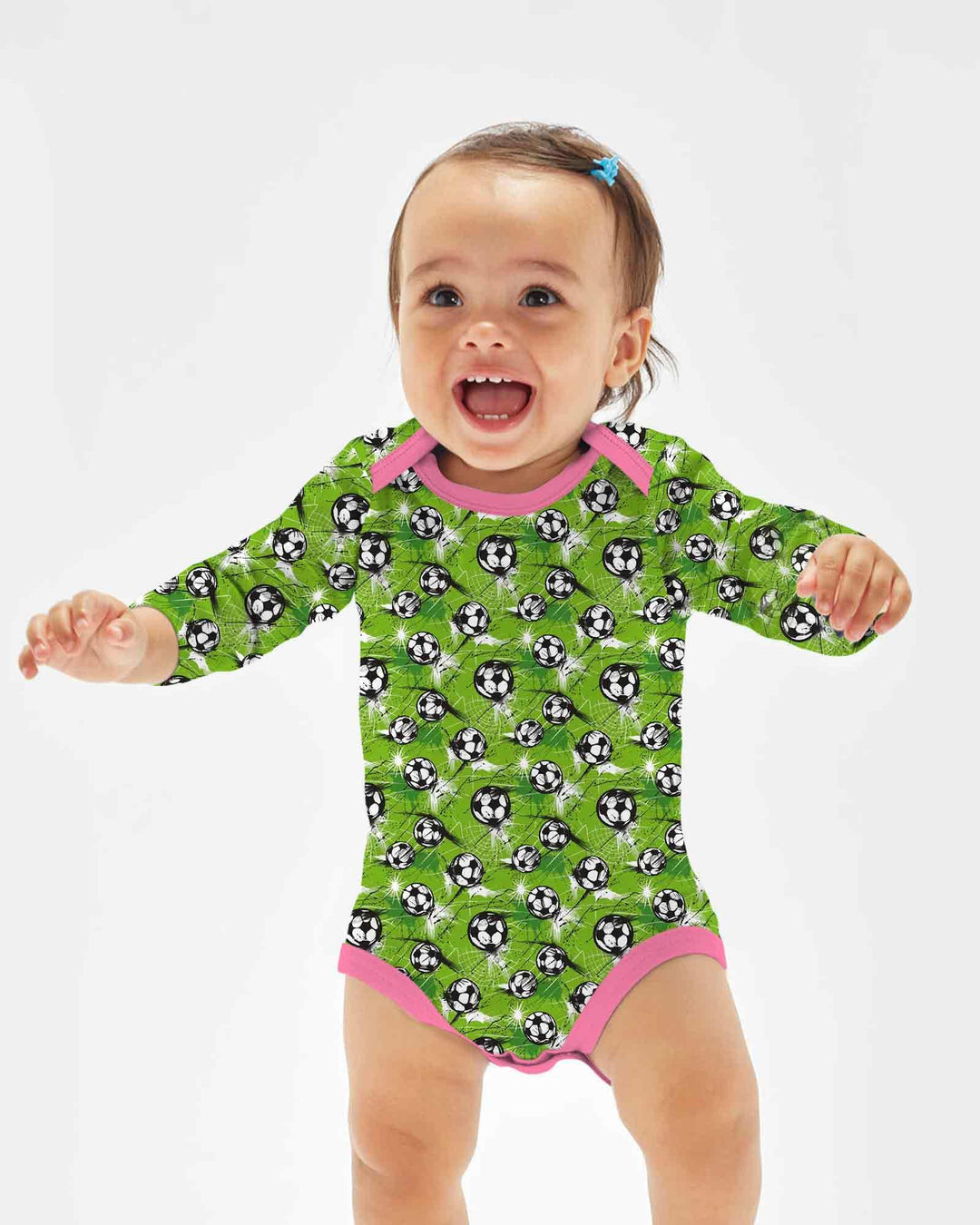 Gerippte Babykleidung mit individuellem Foto - Weich &amp; Skizzenhaft
