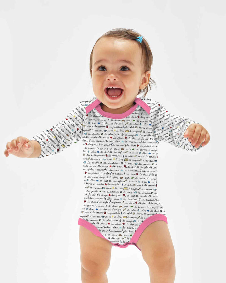 French Classroom Notes Bamboo Bodysuit
