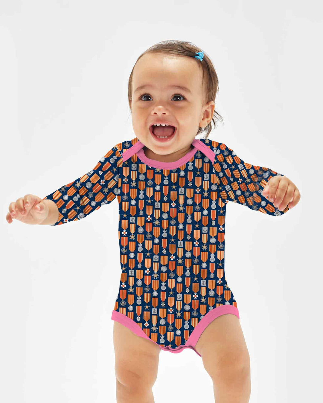 Gerippte Babykleidung mit individuellem Foto - Weich &amp; Skizzenhaft