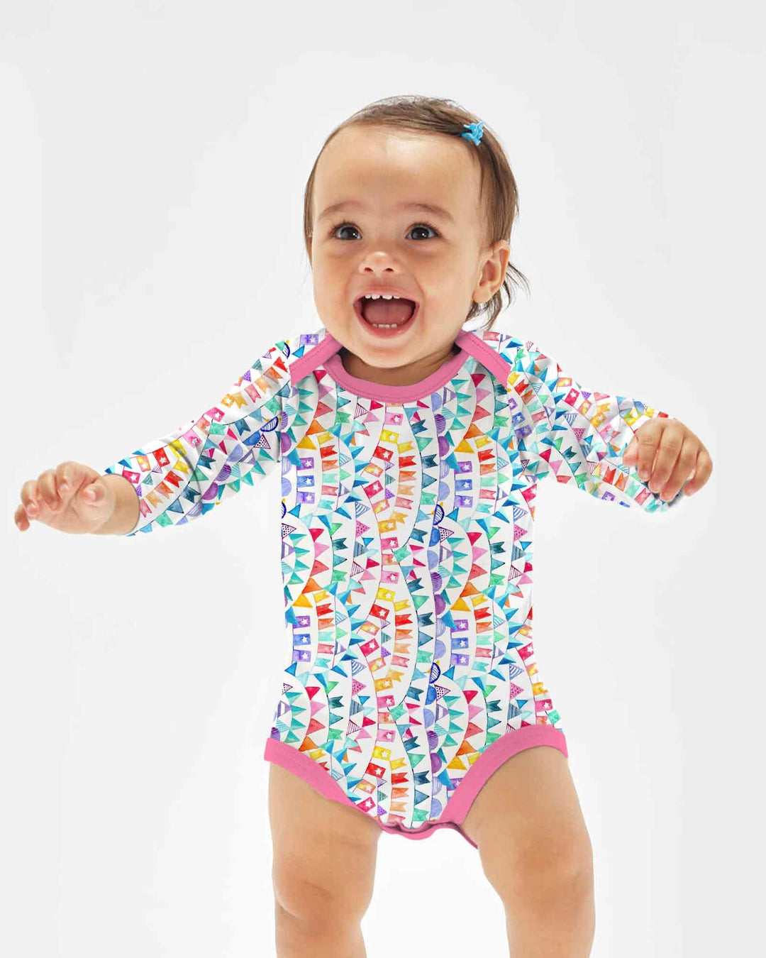 Gerippte Babykleidung mit individuellem Foto - Weich &amp; Skizzenhaft