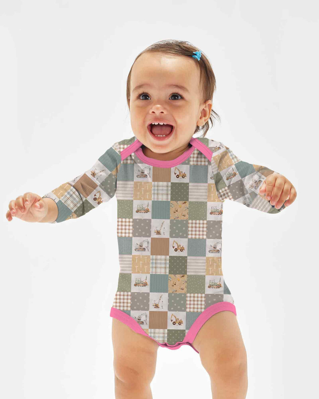 Construction Trucks Bamboo Bodysuit