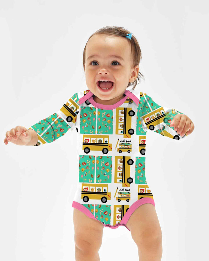 Gerippte Babykleidung mit individuellem Foto - Weich &amp; Skizzenhaft