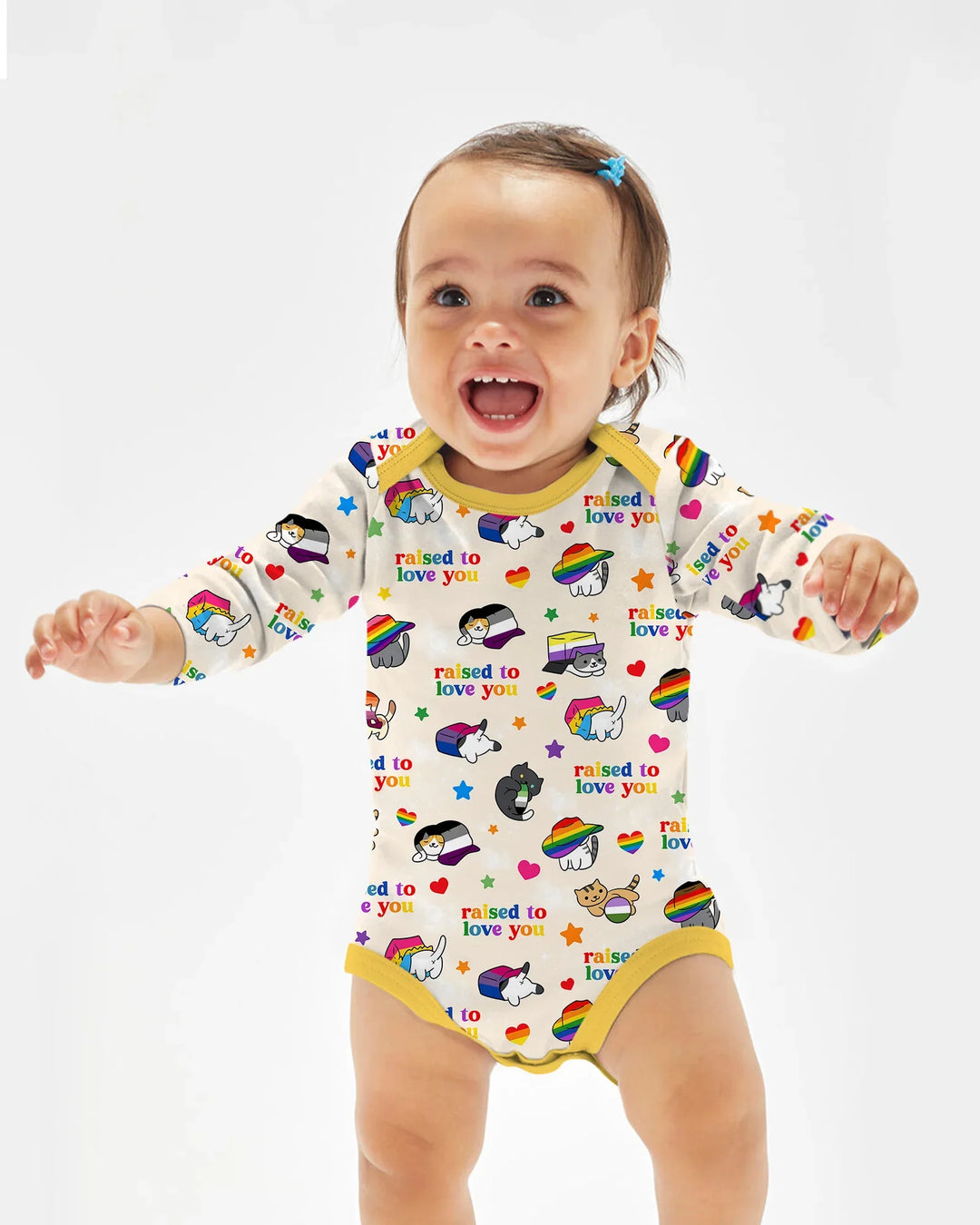 Gerippte Babykleidung mit individuellem Foto - Weich &amp; Skizzenhaft