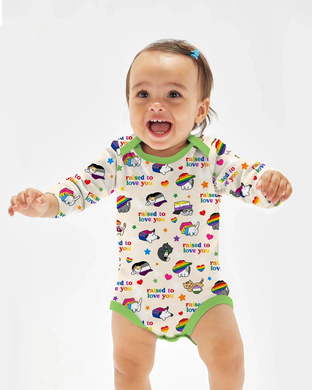 Gerippte Babykleidung mit individuellem Foto - Weich &amp; Skizzenhaft