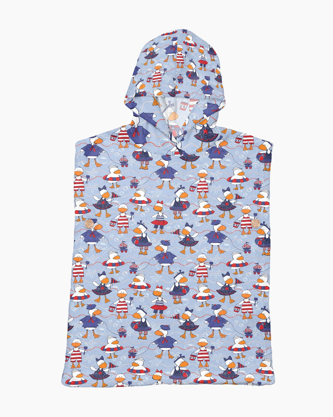 Vorlage Bade-Poncho Bambus