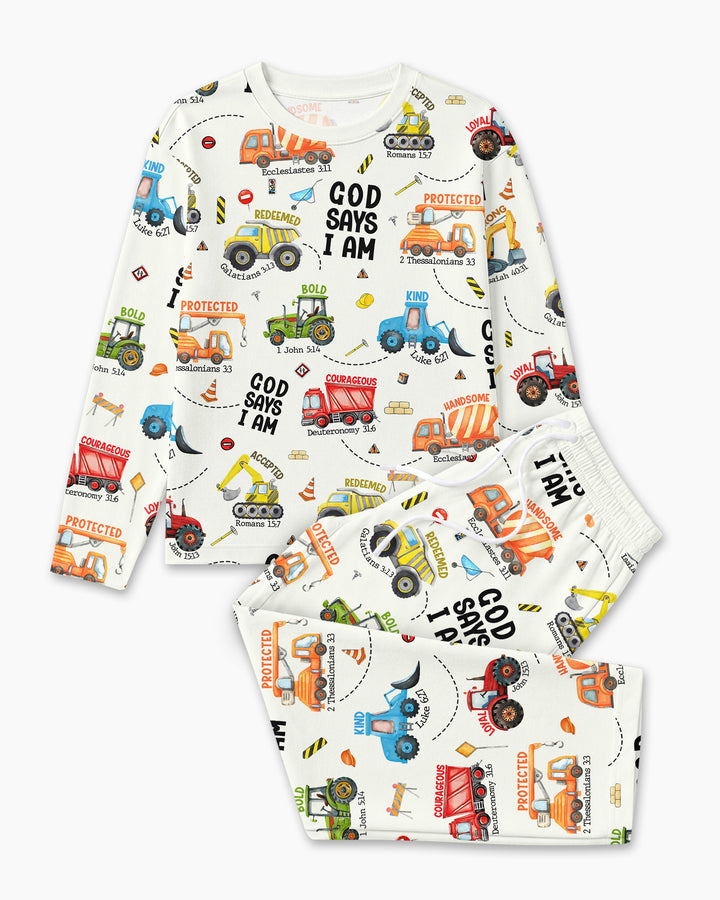 God Says I am Bamboo Men's Pajama Set