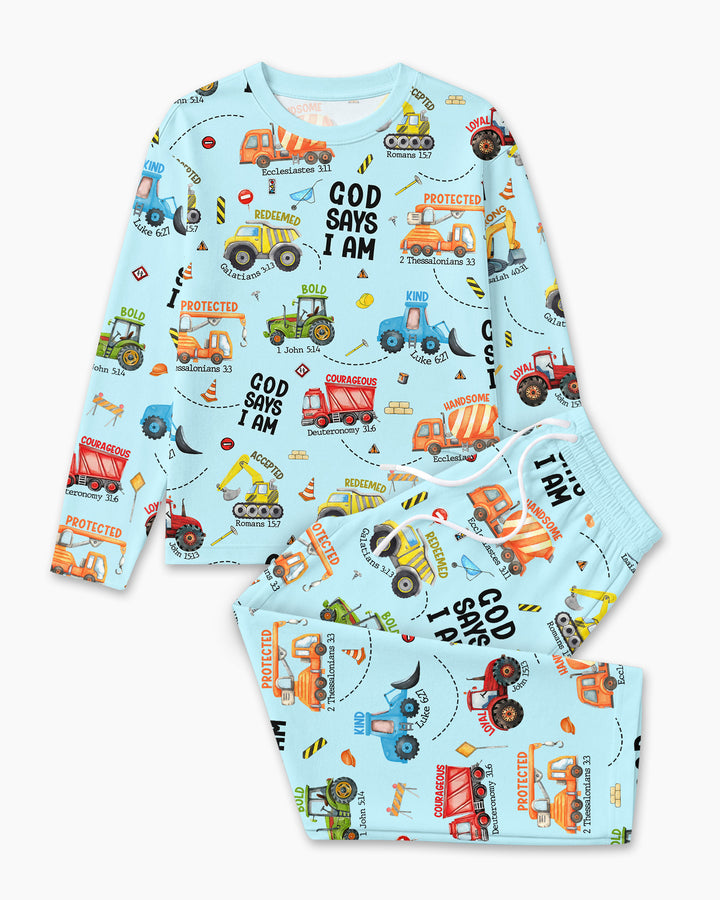 God Says I am Bamboo Men's Pajama Set