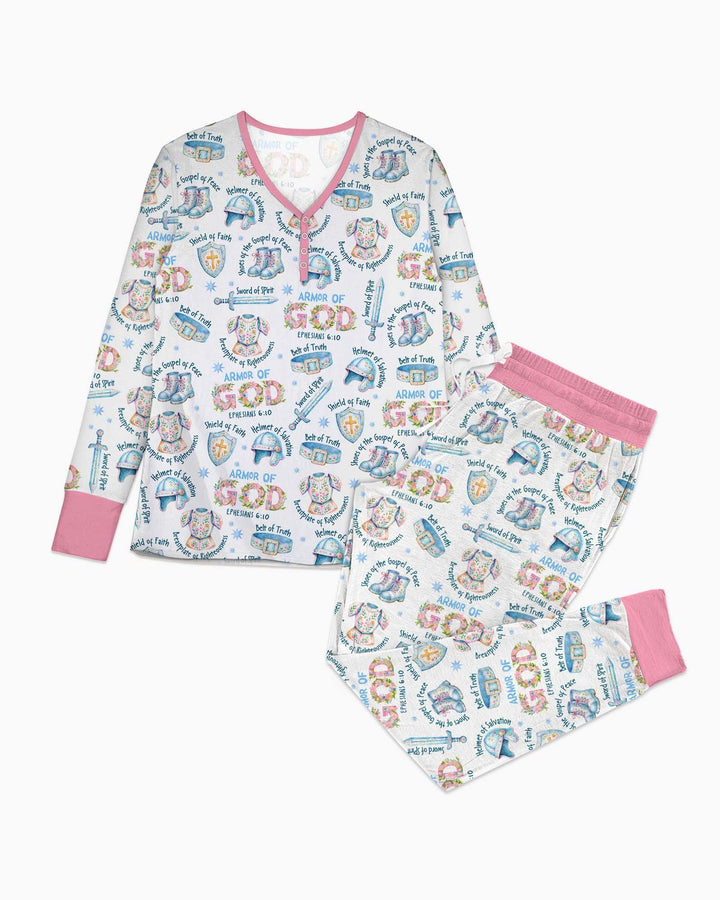 Ganzkörperpanzer Gottes Bambus-Damen-Pyjama-Set
