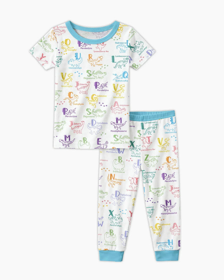Zweiteiliges, kurzärmliges Pyjama-Set mit Marienkäfern