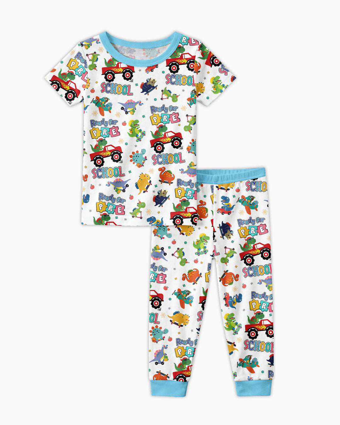 Zweiteiliges, kurzärmliges Pyjama-Set mit Marienkäfern