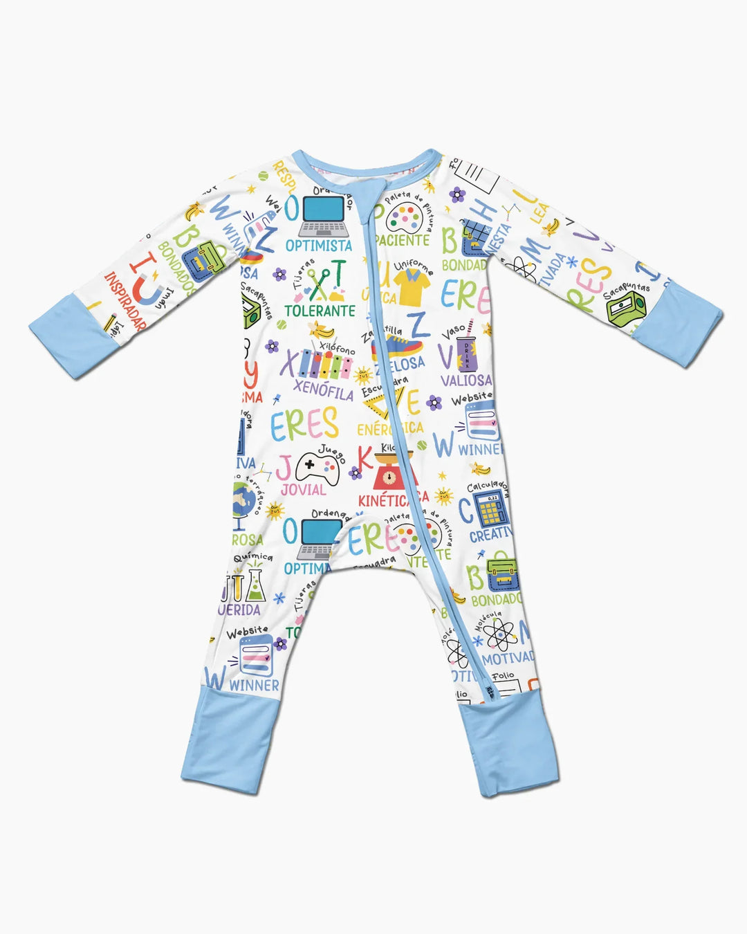 Gerippte Babykleidung mit individuellem Foto - Weich &amp; Skizzenhaft