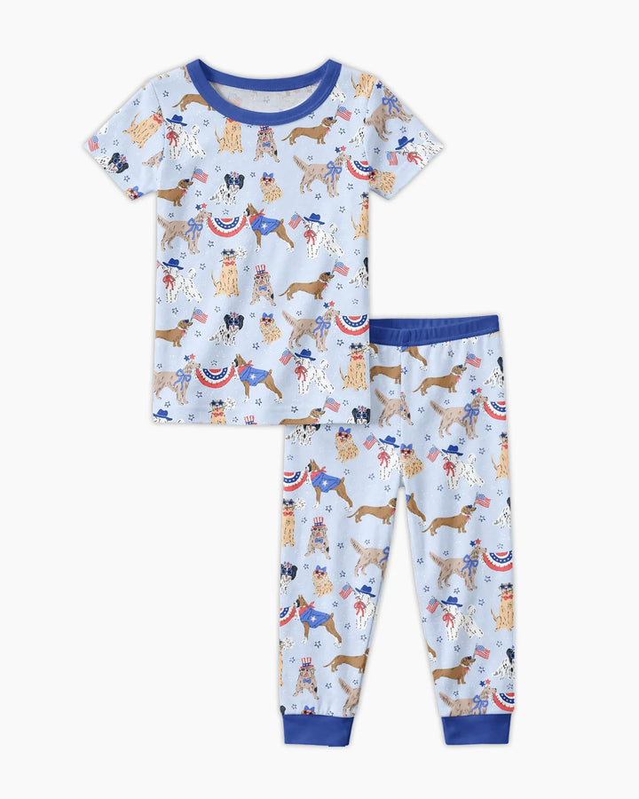Zweiteiliges, kurzärmliges Pyjama-Set mit Marienkäfern