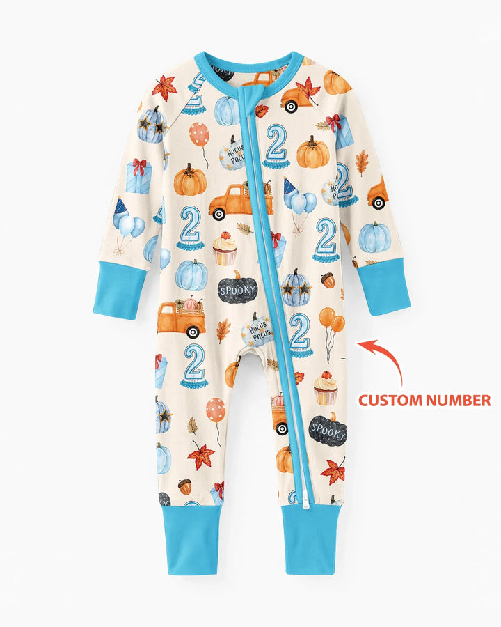 Little Pumpkin Birthday Bamboo Convertible Zippy