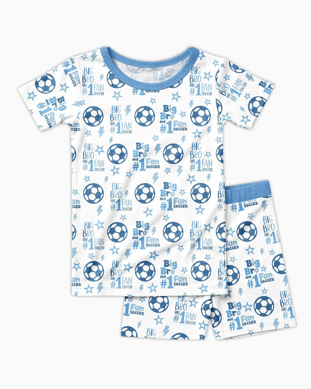 Schlafanzug-Set zweiteilig, kurze Ärmel, kurze Hose, Bambus
