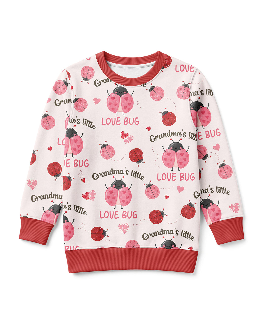 Grandma's Little Love Bug Bamboo Crewneck Sweatshirt