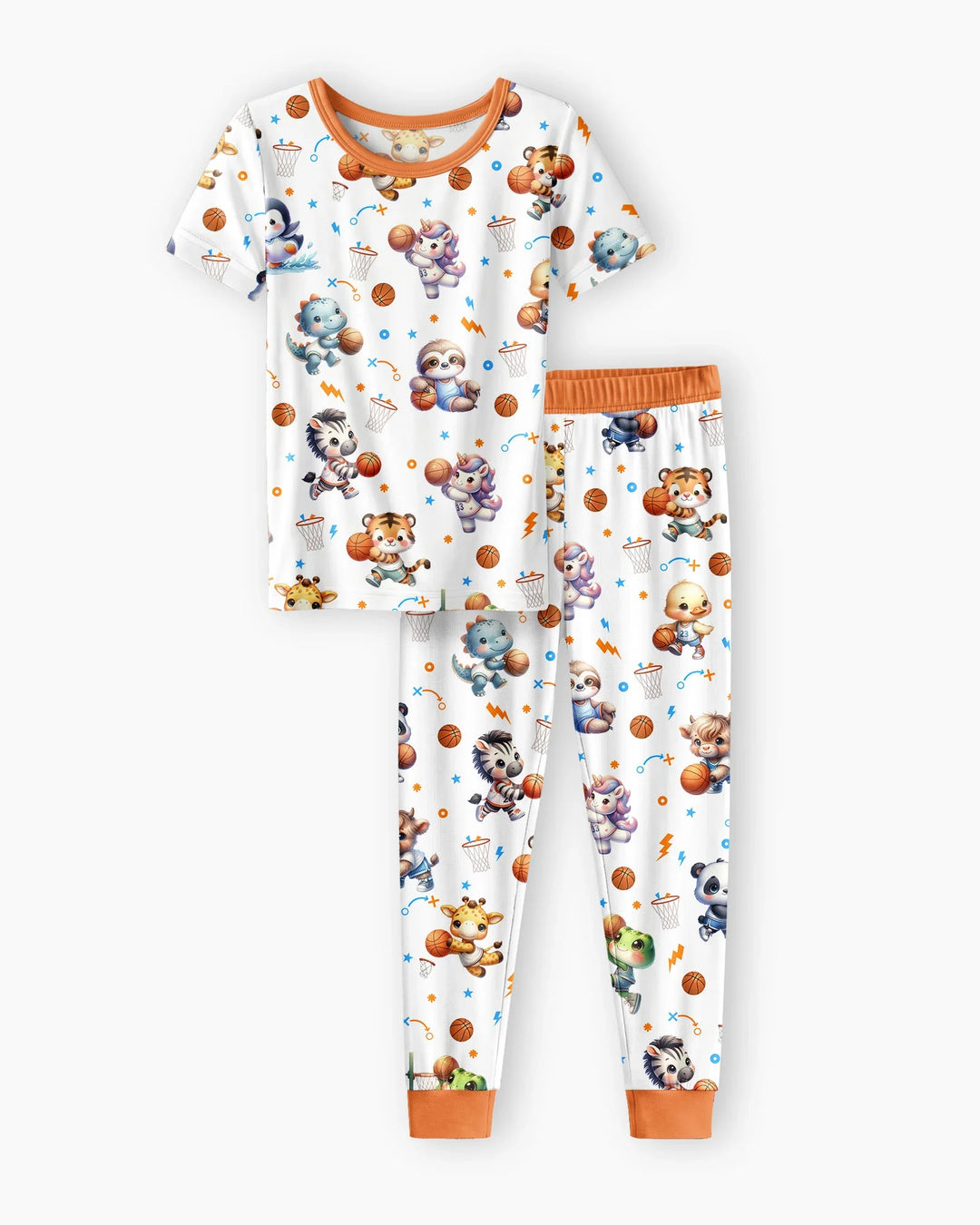Zweiteiliges, kurzärmliges Pyjama-Set mit Marienkäfern