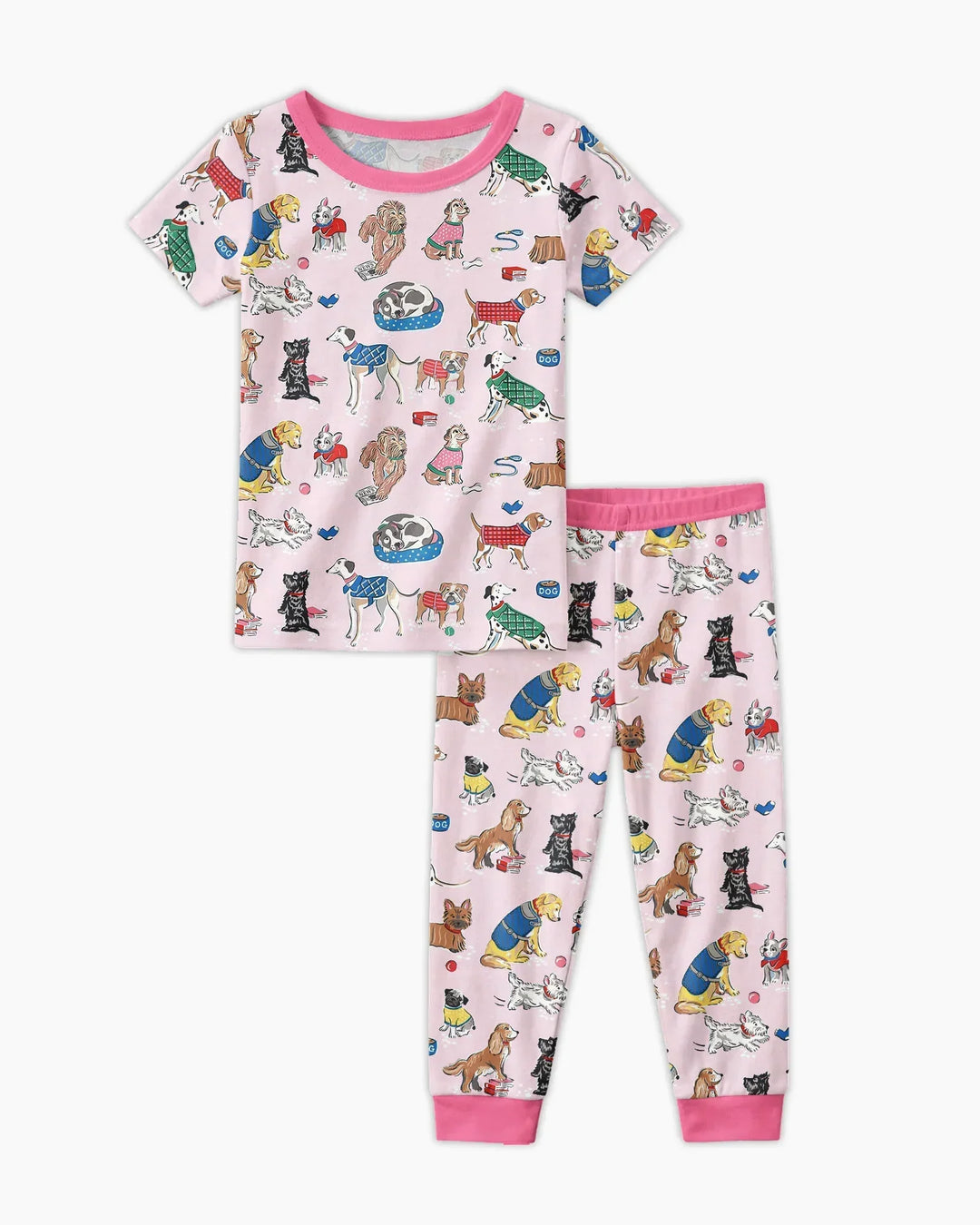 Zweiteiliges, kurzärmliges Pyjama-Set mit Marienkäfern