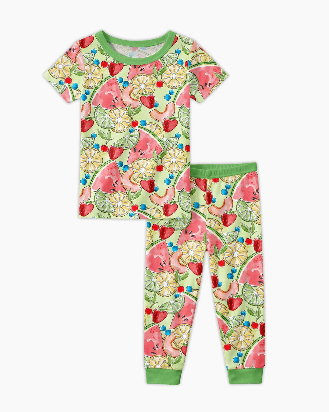Zweiteiliges, kurzärmliges Pyjama-Set mit Marienkäfern