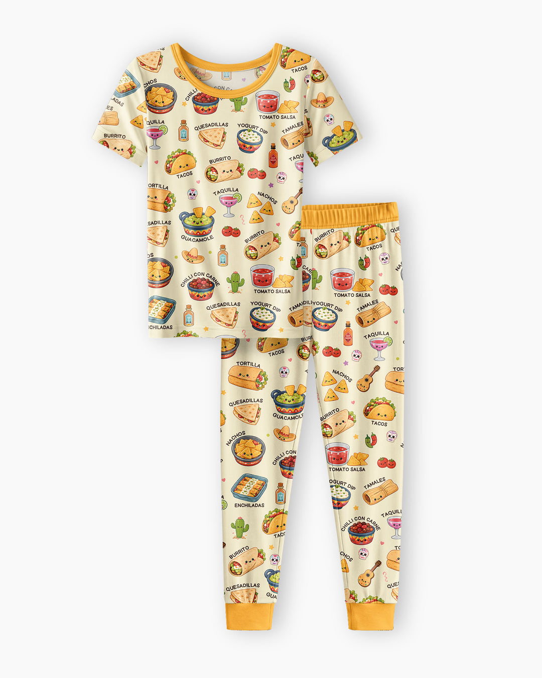 Zweiteiliges, kurzärmliges Pyjama-Set mit Marienkäfern