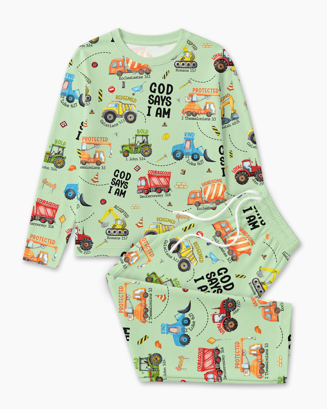 God Says I am Bamboo Men's Pajama Set