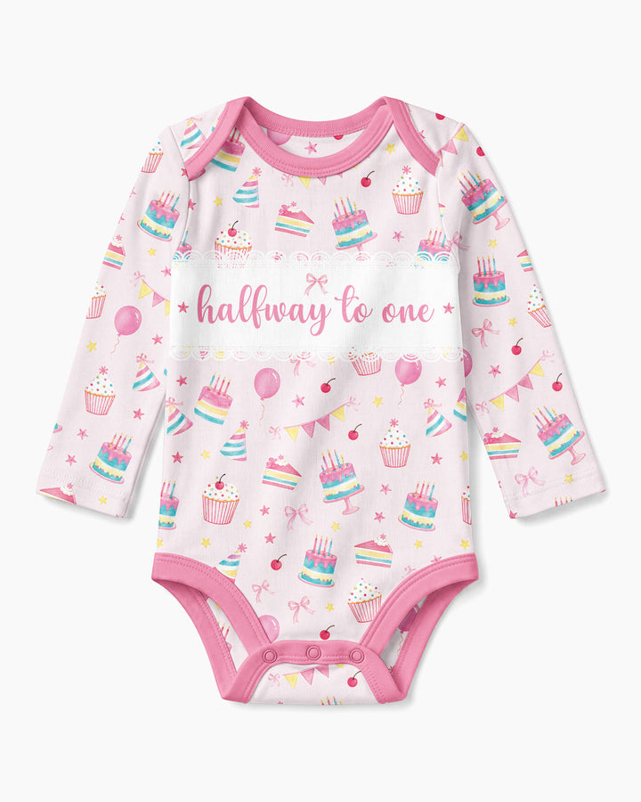 Party Halfway to One Bamboo Bodysuit