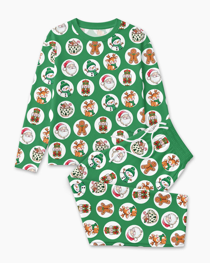 Distressed Holiday Bamboo Men's Pajama Set