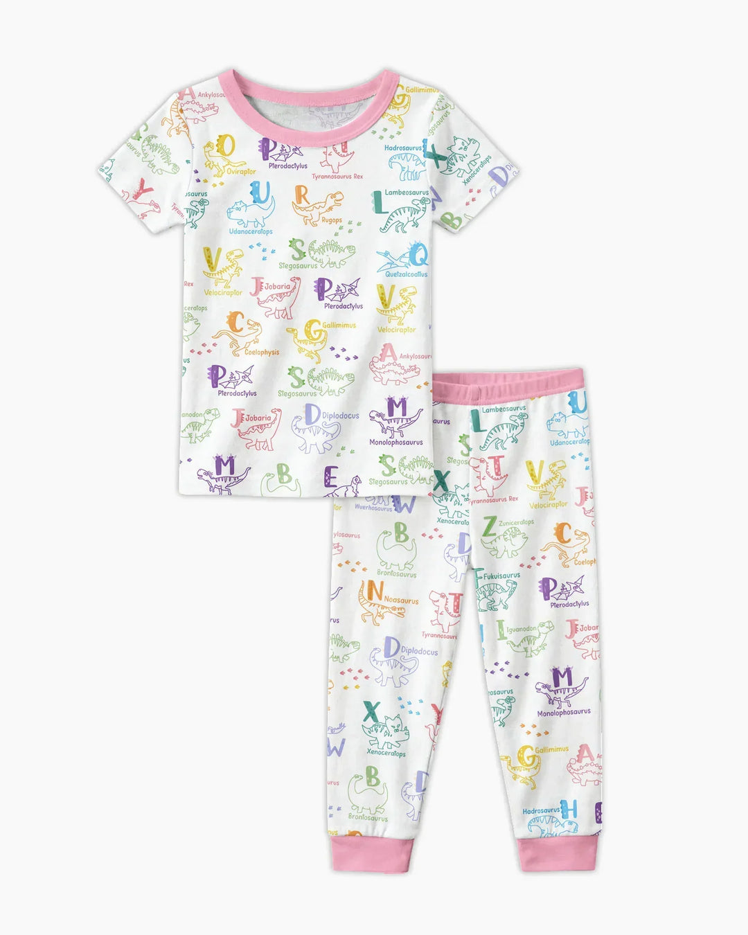 Zweiteiliges, kurzärmliges Pyjama-Set mit Marienkäfern
