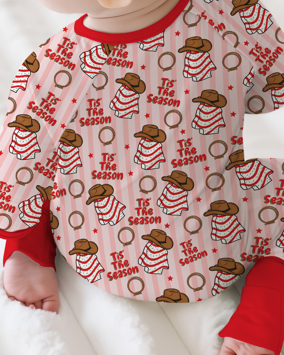 Western Christmas Tis the Season Bamboo Convertible Zippy