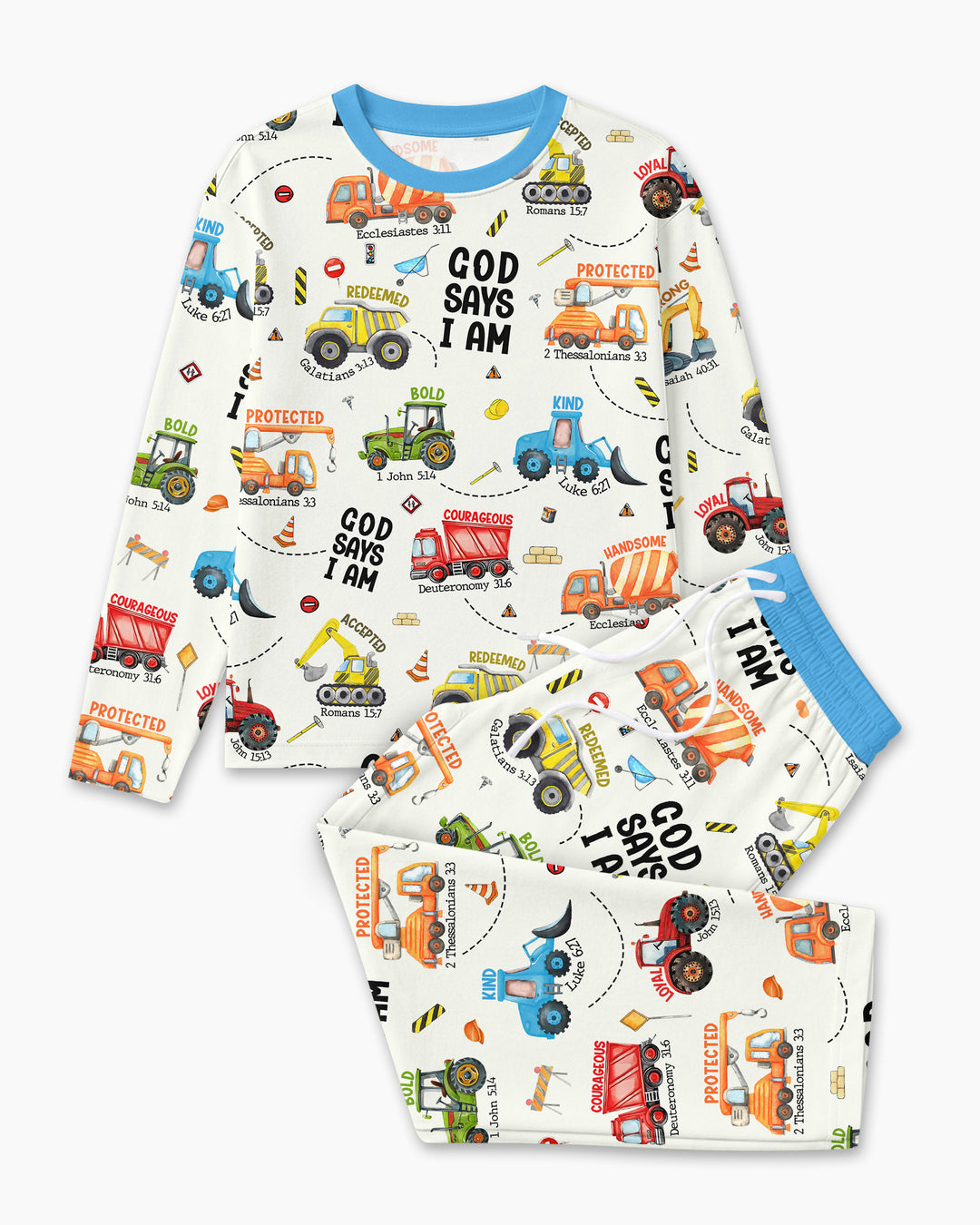 God Says I am Bamboo Men's Pajama Set