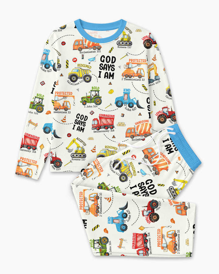 God Says I am Bamboo Men's Pajama Set