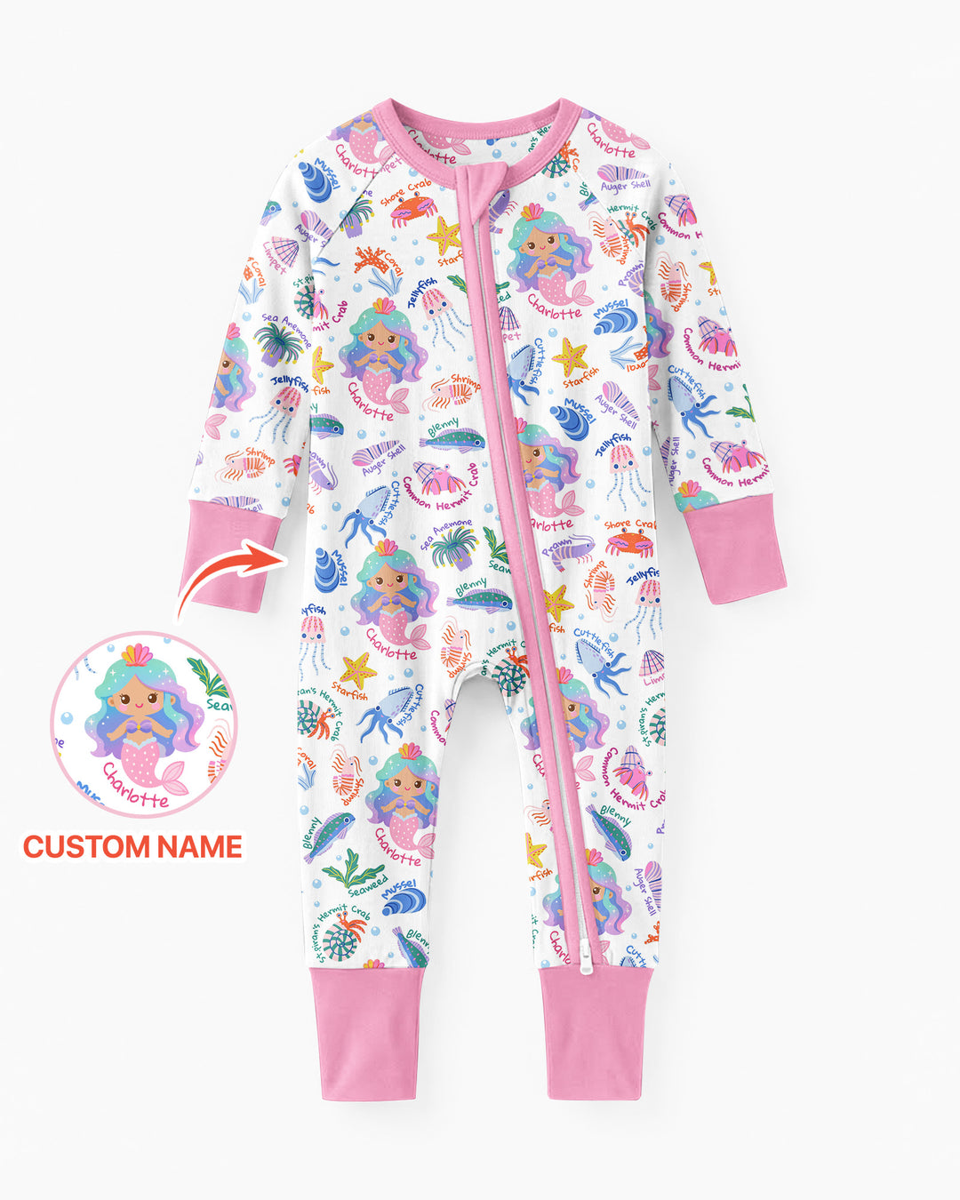 Gerippte Babykleidung mit individuellem Foto - Weich &amp; Skizzenhaft