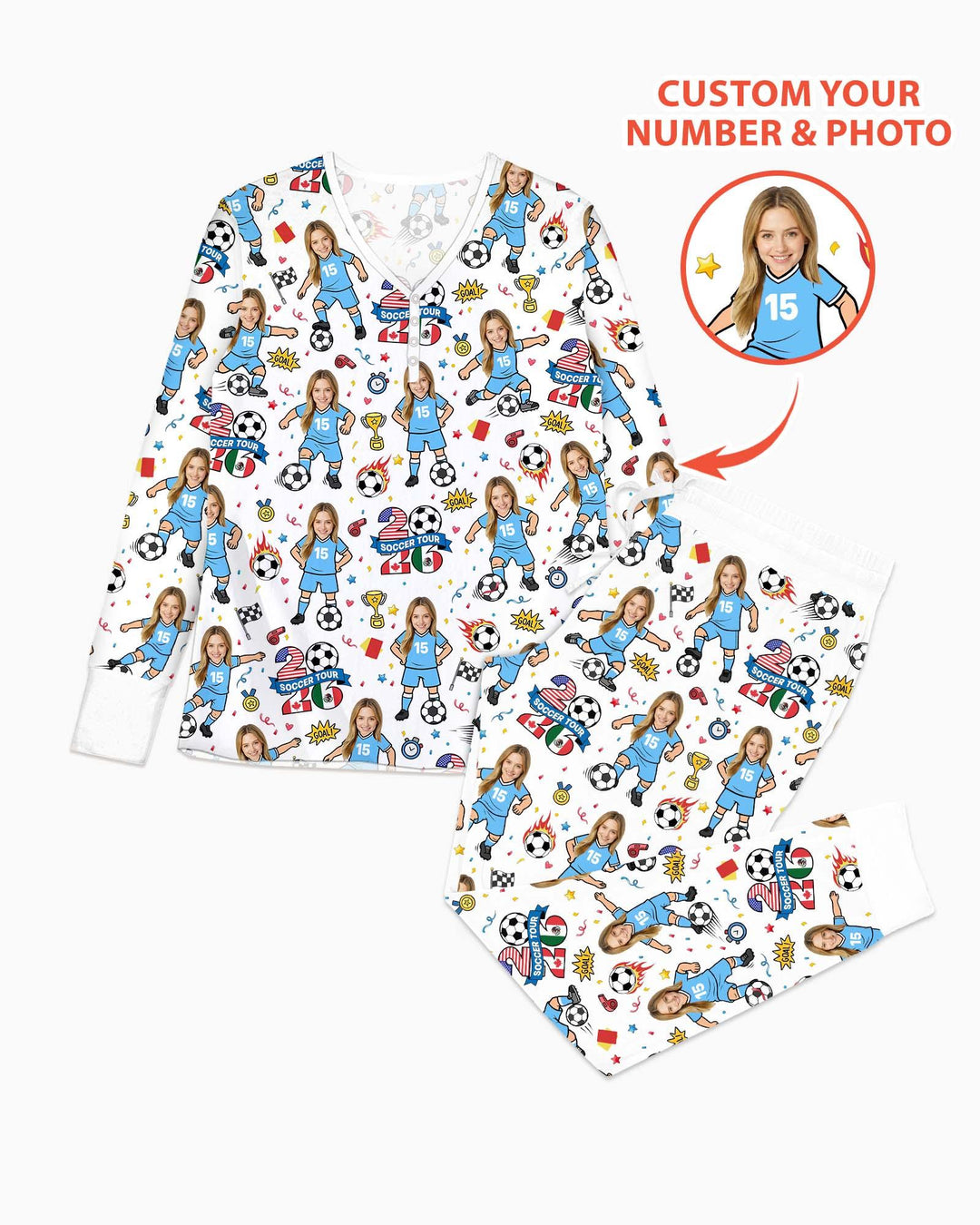 Vorlage Bambus Damen Pyjama Set