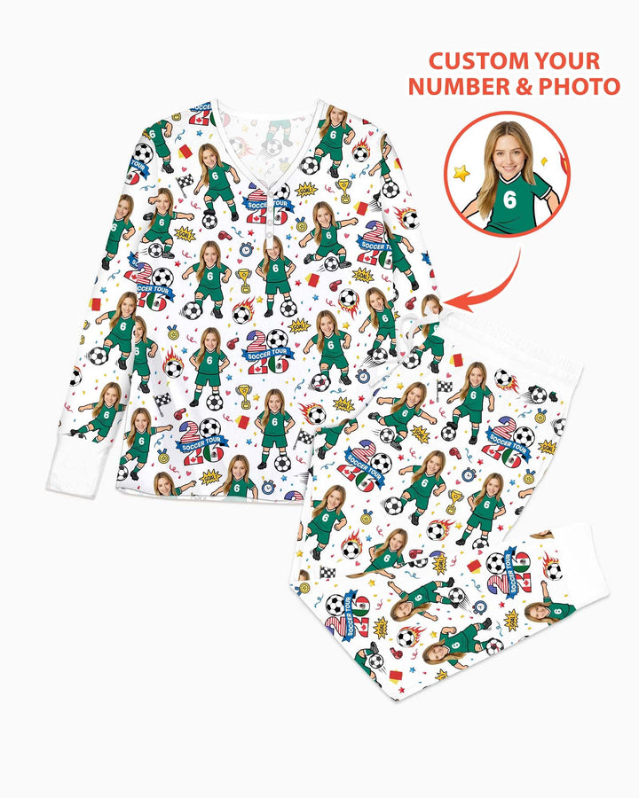 Vorlage Bambus Damen Pyjama Set