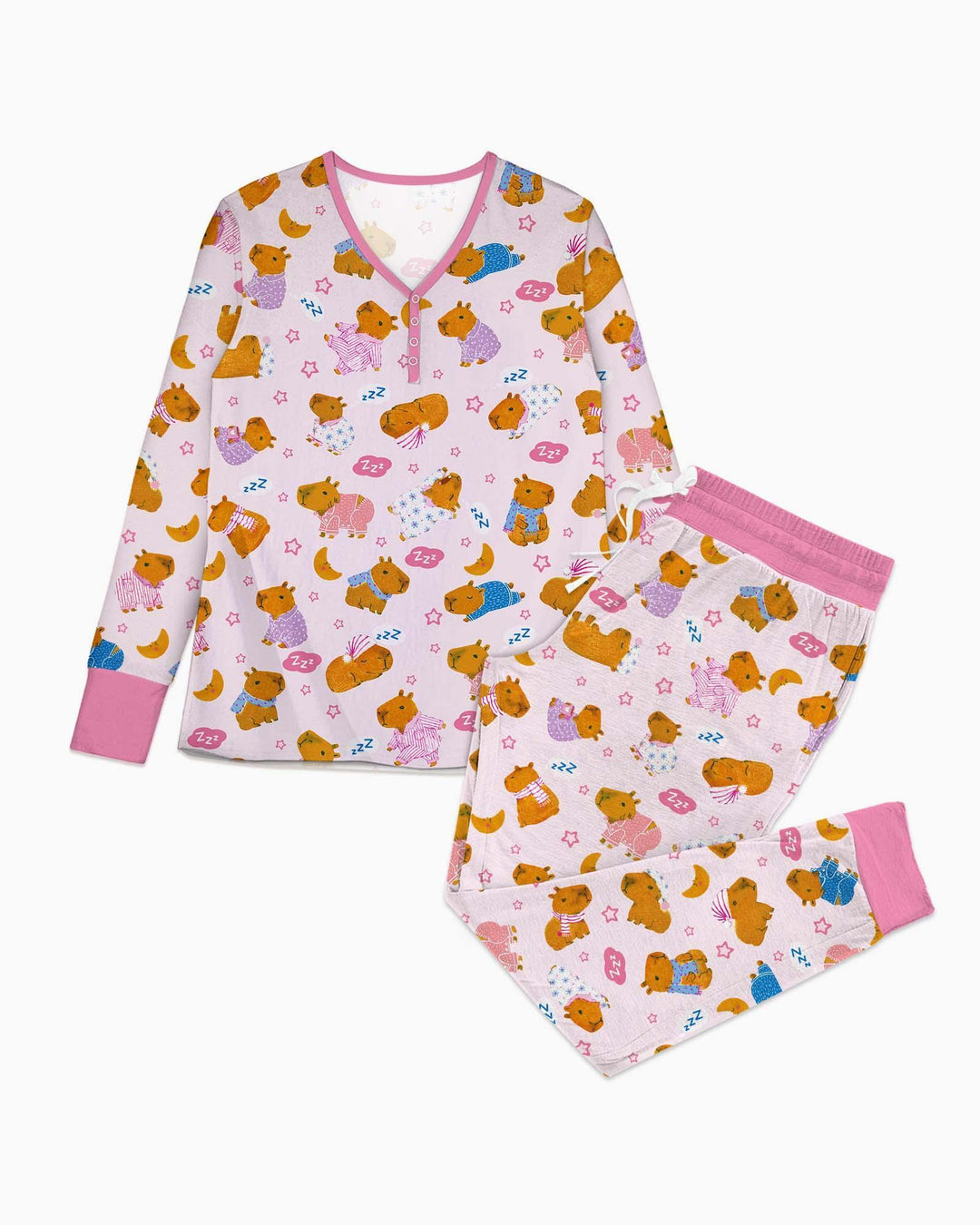 Vorlage Bambus Damen Pyjama Set