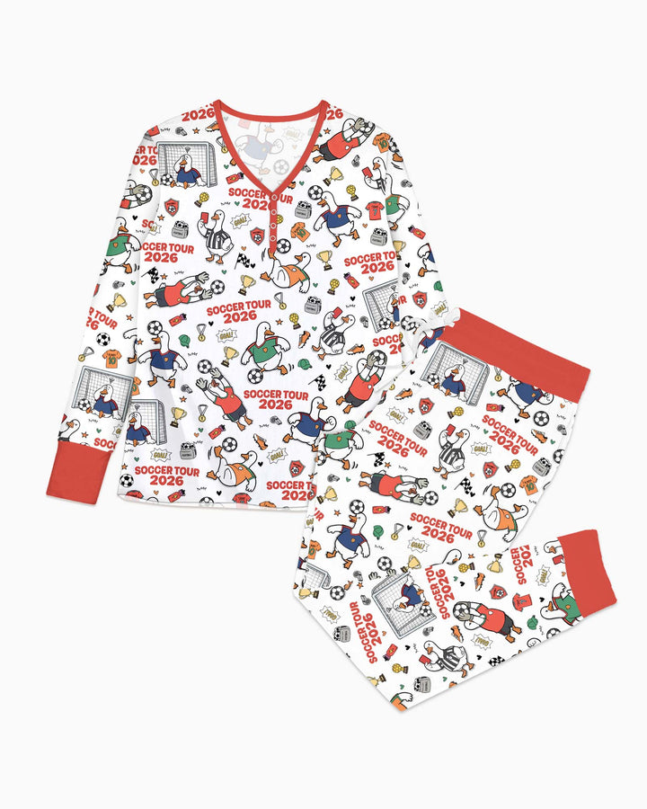 Vorlage Bambus Damen Pyjama Set