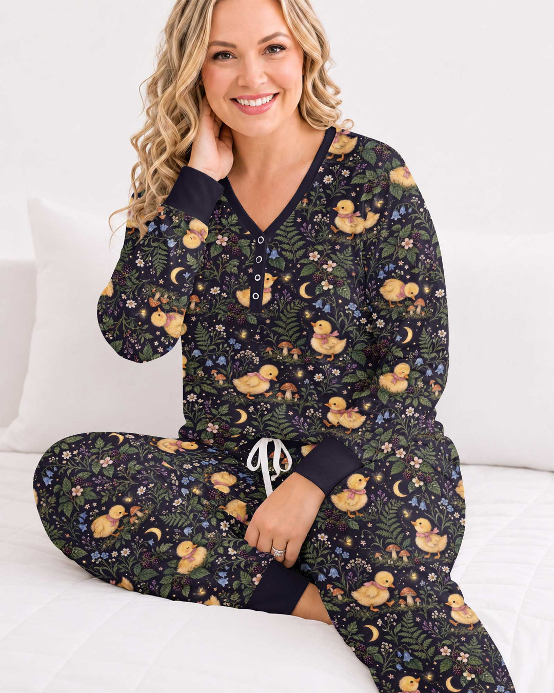 Little Duckling Dreams Bamboo Women Pajama Set