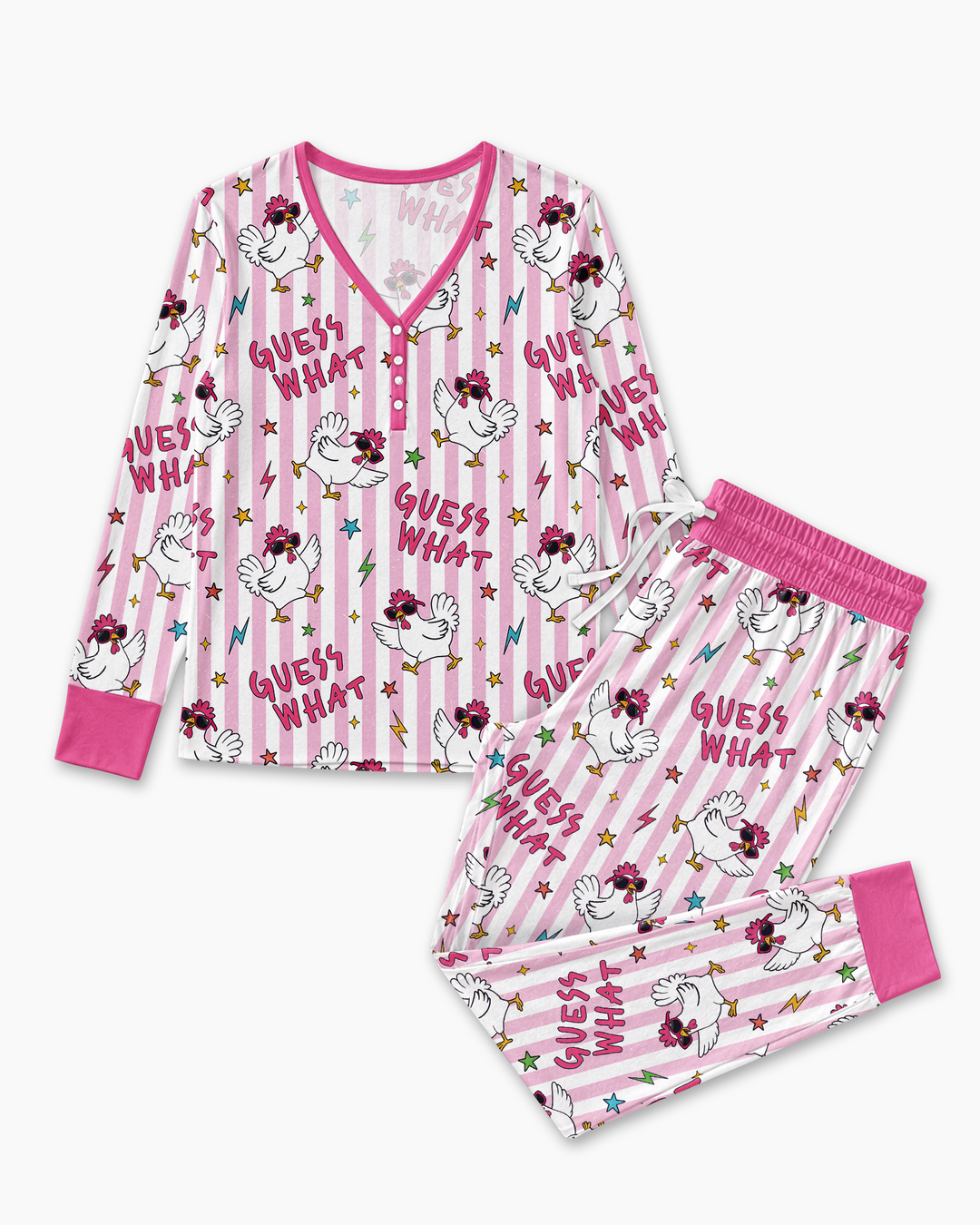Vorlage Bambus Damen Pyjama Set