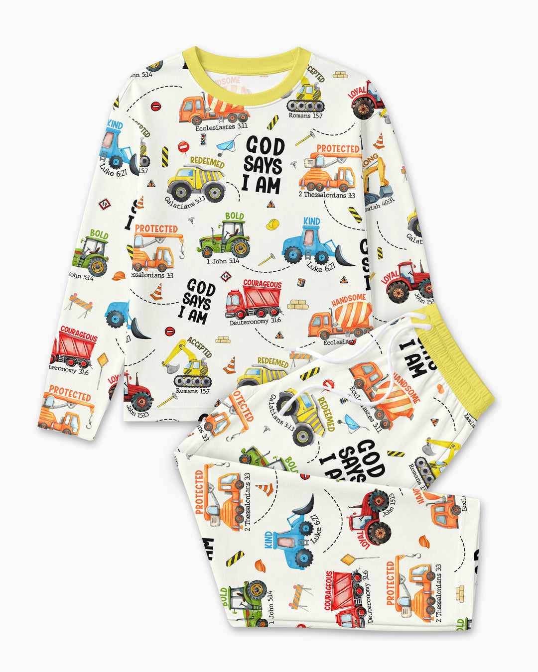 God Says I am Bamboo Men's Pajama Set