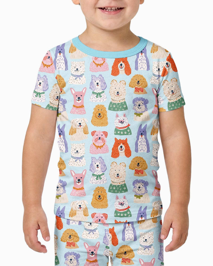 Zweiteiliges, kurzärmliges Pyjama-Set mit Marienkäfern