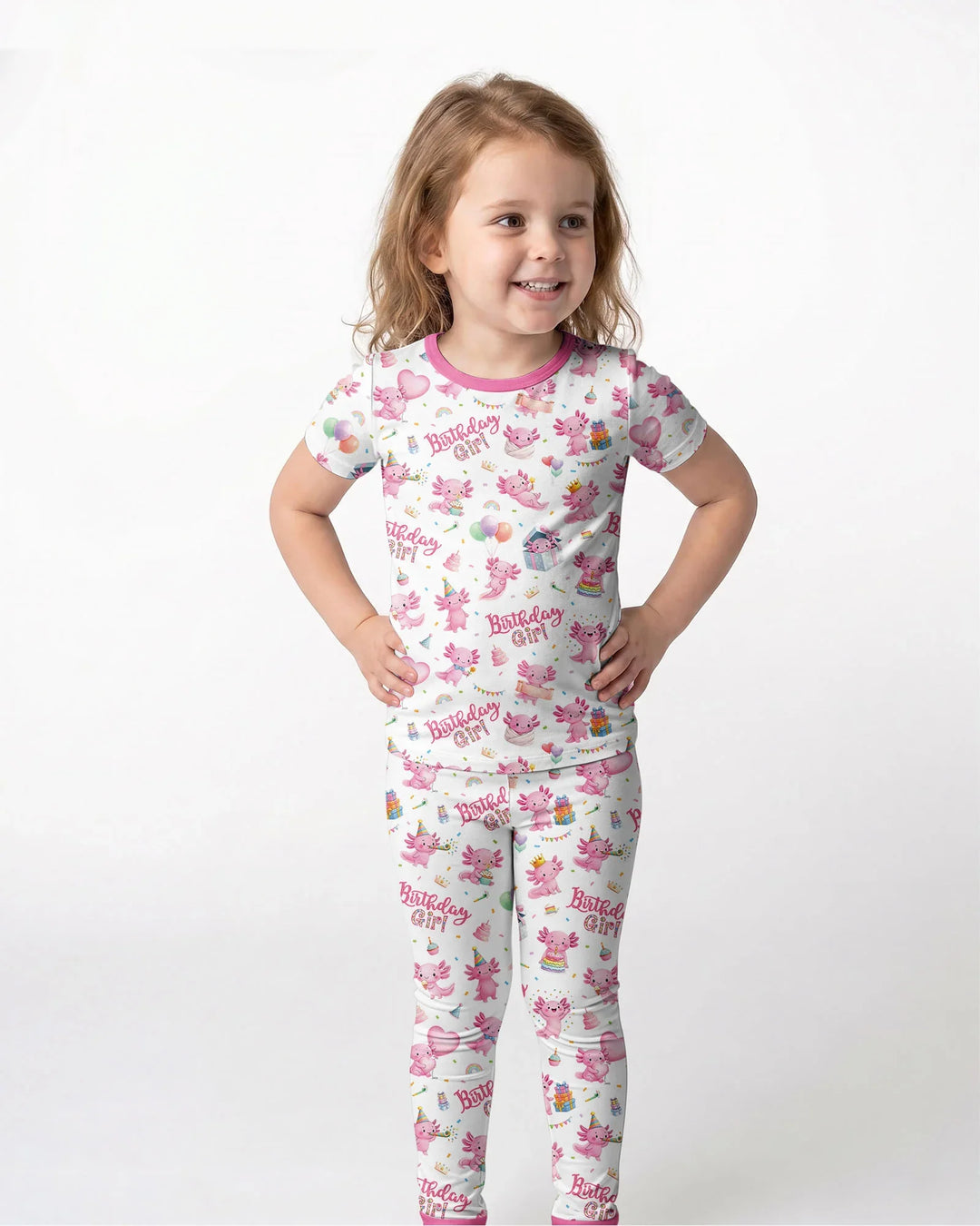 Zweiteiliges, kurzärmliges Pyjama-Set mit Marienkäfern