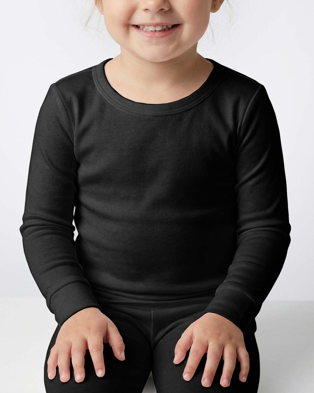 Black Bamboo Two Piece Pajama Set