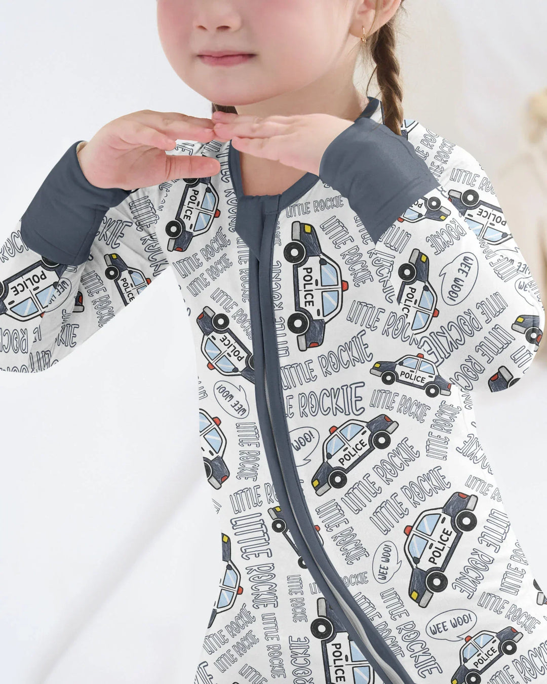 Gerippte Babykleidung mit individuellem Foto - Weich &amp; Skizzenhaft