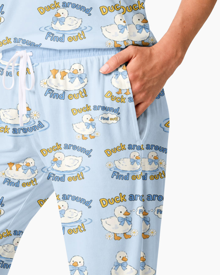 The Duck Around Bamboo Women Pajama Set