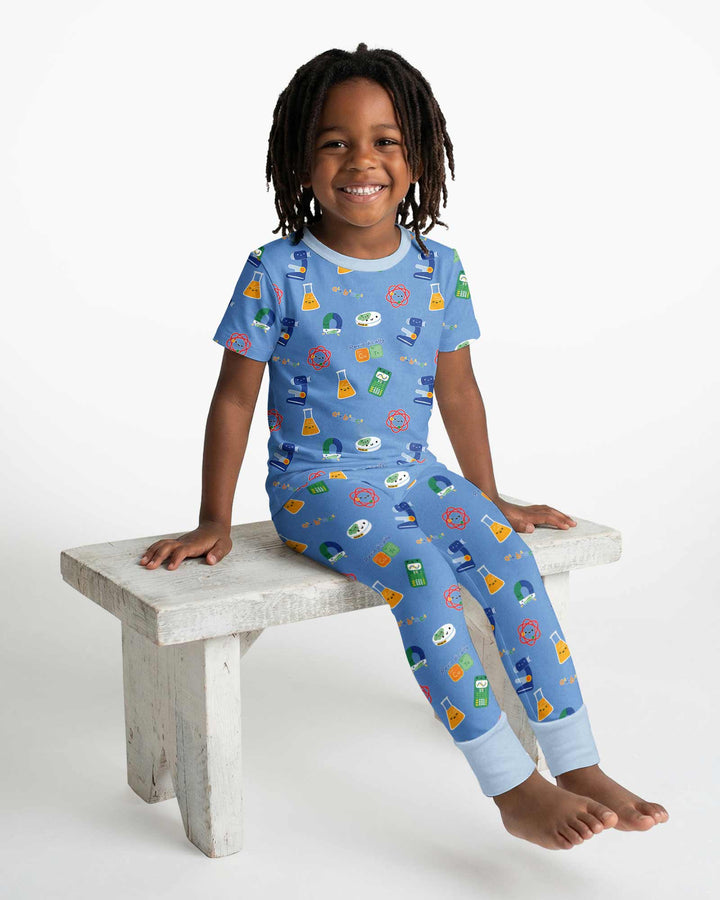 Zweiteiliges, kurzärmliges Pyjama-Set mit Marienkäfern