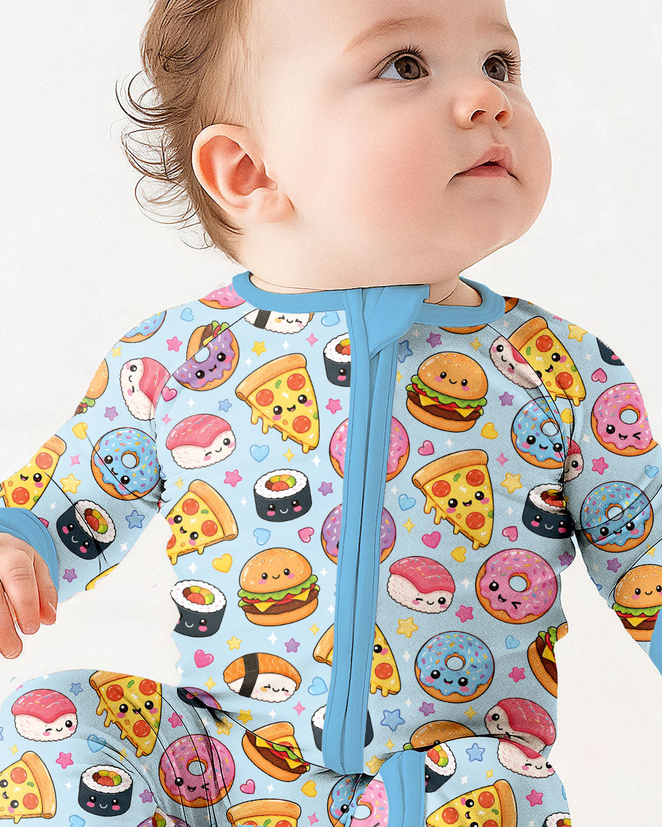 Kawaii Snack Party Bamboo Convertible Zippy