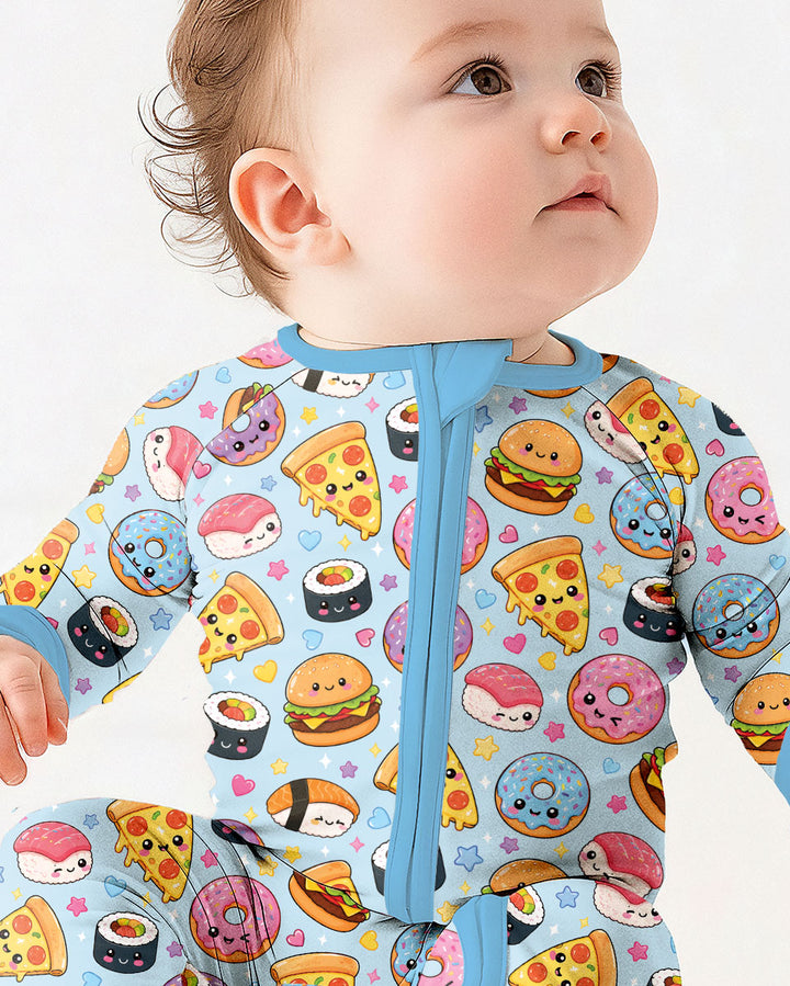 Kawaii Snack Party Bamboo Convertible Zippy