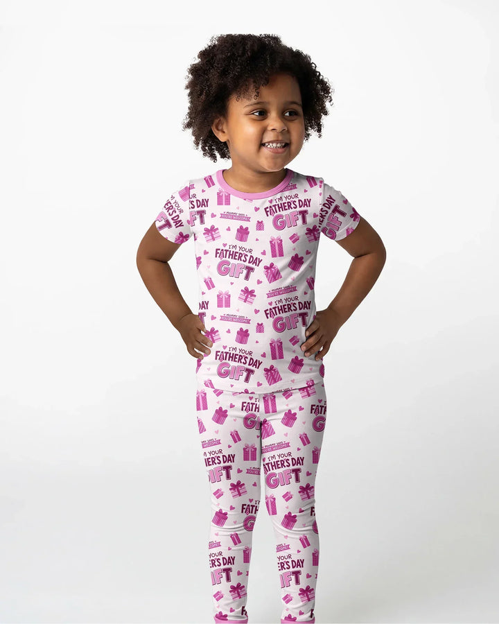 Zweiteiliges, kurzärmliges Pyjama-Set mit Marienkäfern