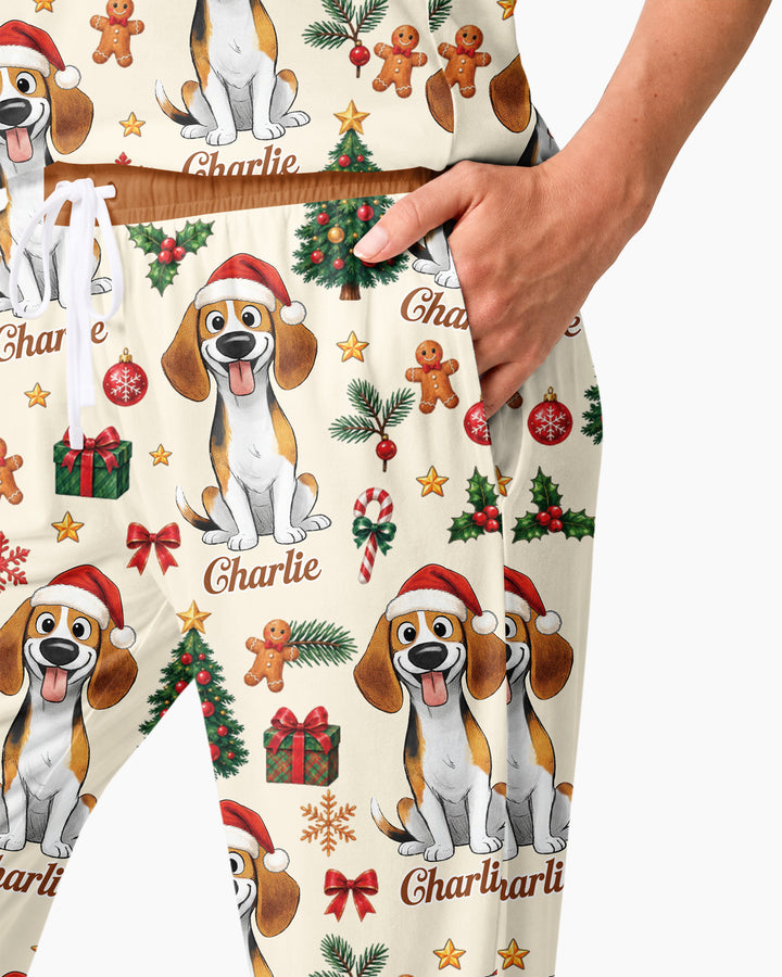 Christmas Dog Bamboo Women Pajama Set