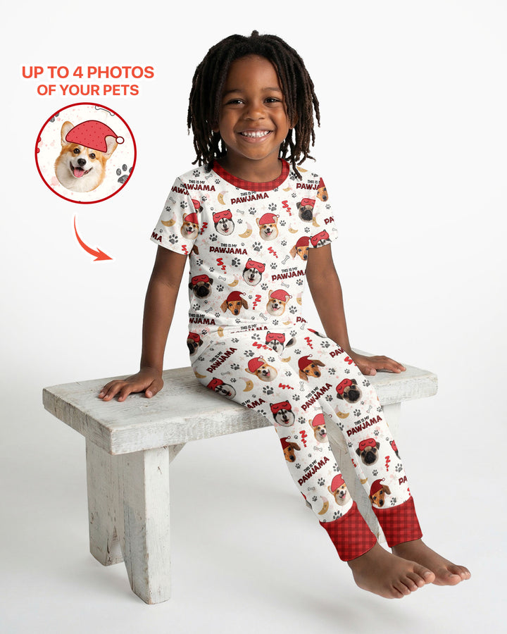 Zweiteiliges, kurzärmliges Pyjama-Set mit Marienkäfern
