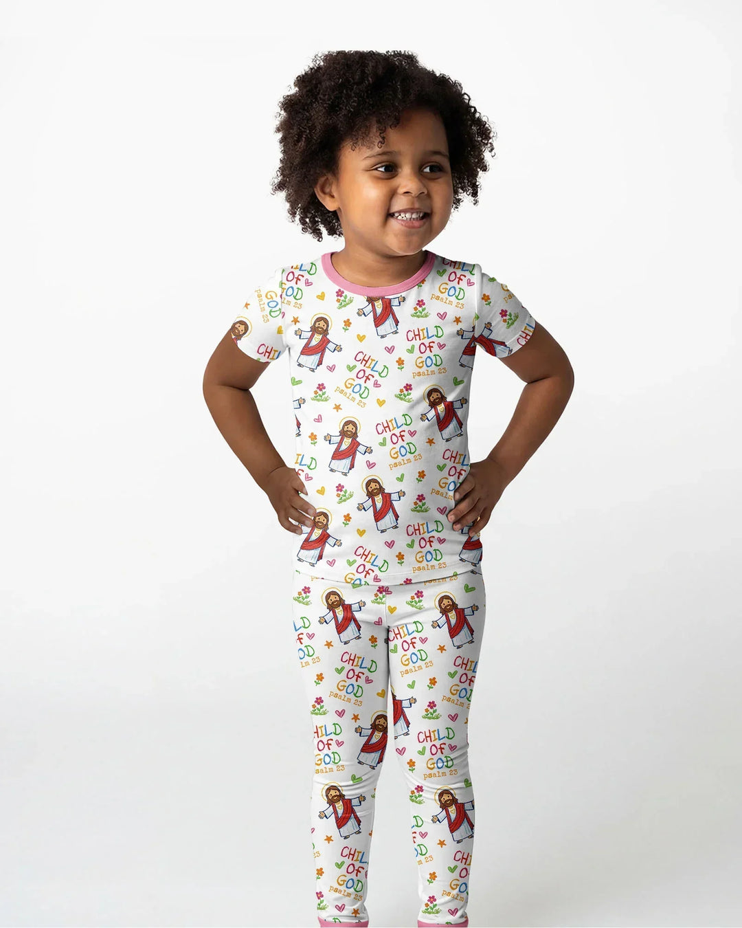 Zweiteiliges, kurzärmliges Pyjama-Set mit Marienkäfern